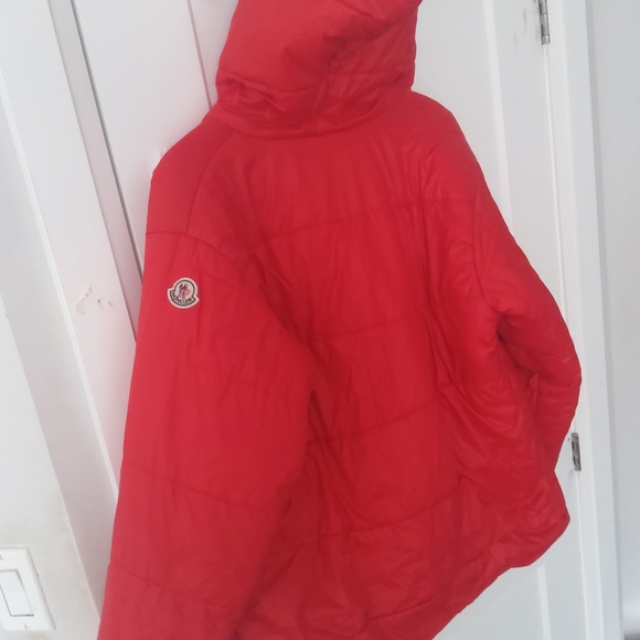 Moncler Red Puffer Jacket - Picture 4 of 10
